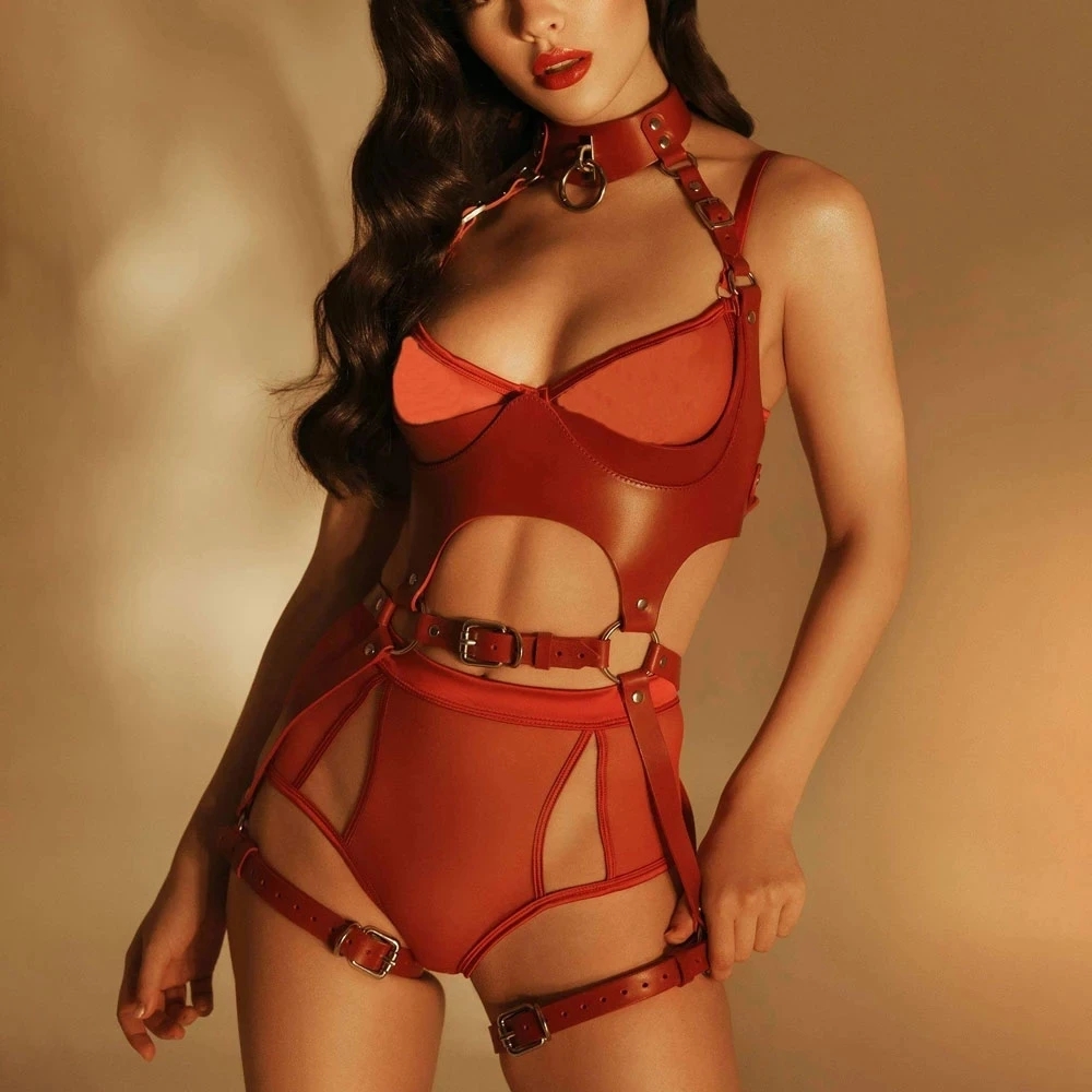 Garter Belt Set - طقم حزام خصر نسائي عصري من