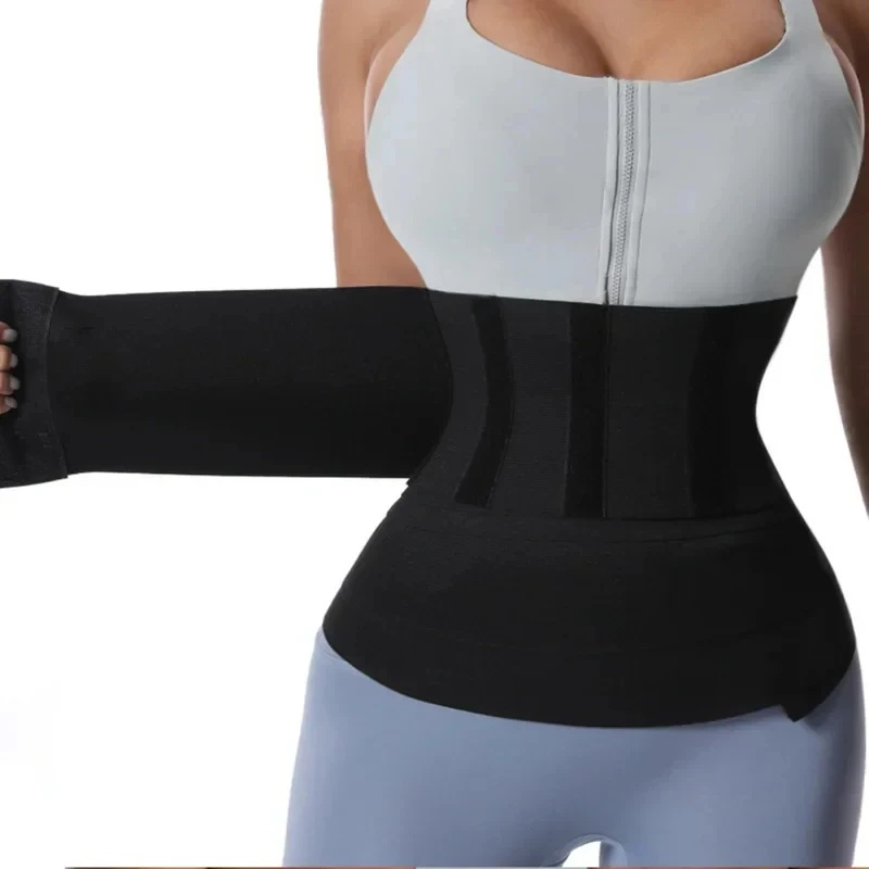 Shapewear Bodysuit Firm - 1/2 قطعة حزام لفاف لتشكيل الخصر