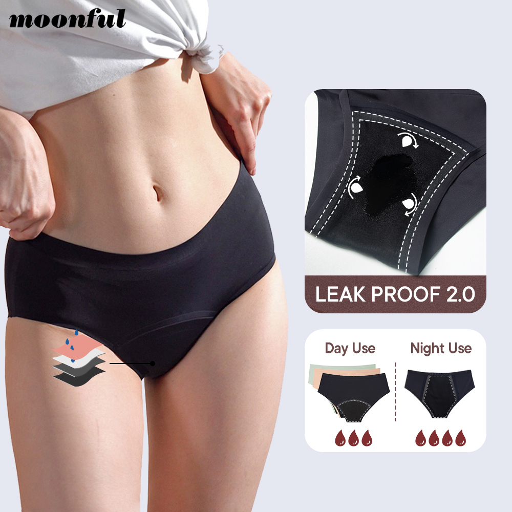 Period Panty Absorbent - سلس سراويل الحيض امرأة وفيرة تدفق