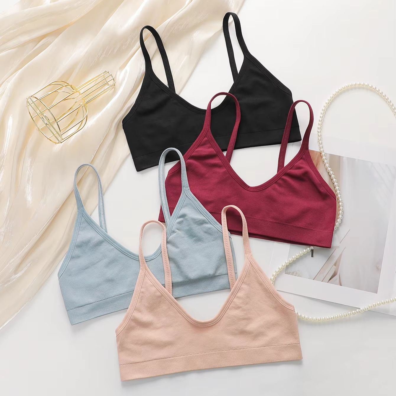 Bralette Wireless Soft - حمالة صدر نسائية بدون خياطة وبدون