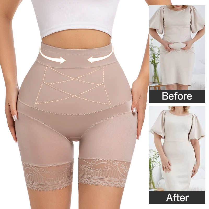 Seamless Underwear Women - الدانتيل سلامة السراويل للنساء عالية الخصر