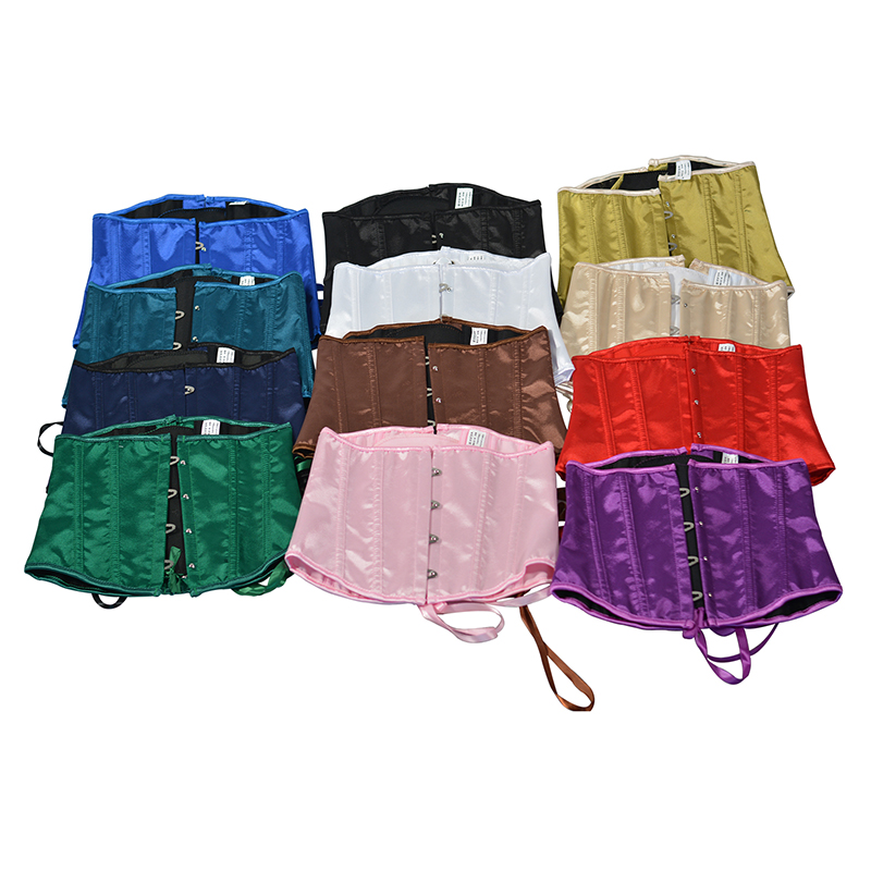 Corset Waist Cinch - 2025 المرأة الساتان مشد تحت الصدر