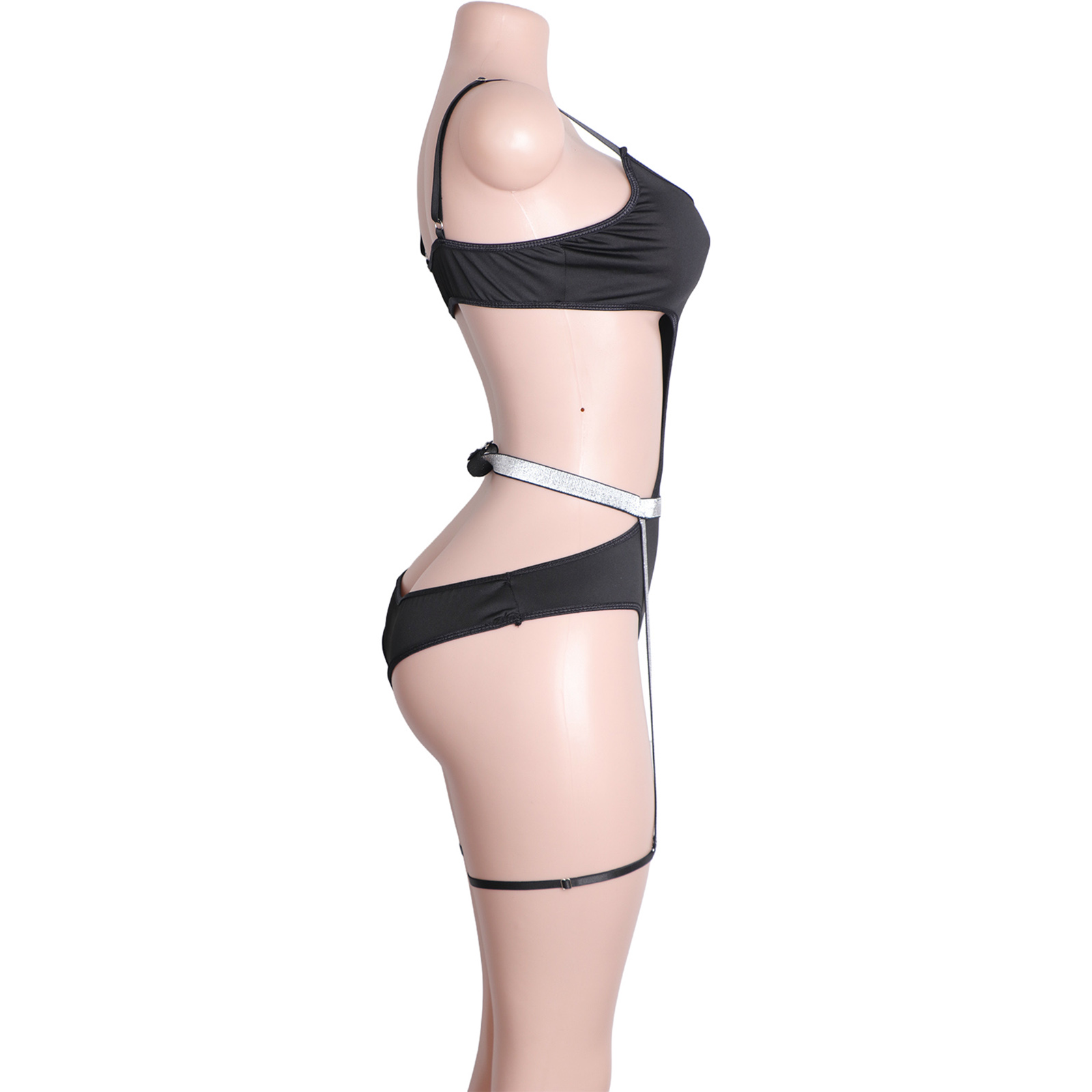 زي رقص مخصص مرصع بالأحجار الكر - مراجعة Garter Belt Set وسعره