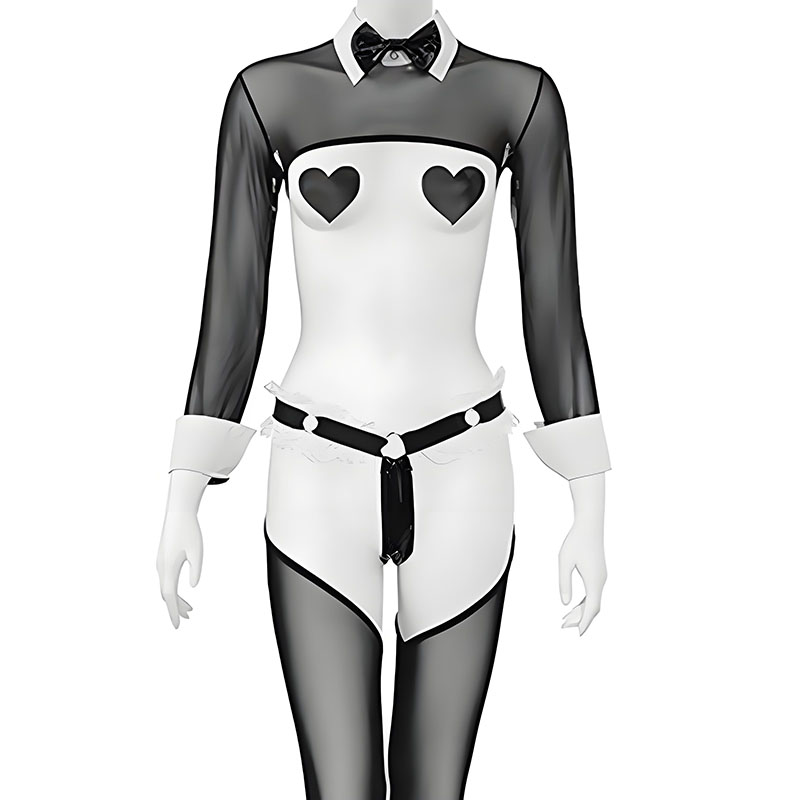 زي خادمة أنيمي شبكي مثير، ملاب - مراجعة Garter Belt Set وسعره