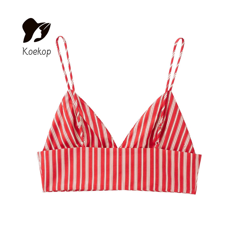 Koekop المرأة أزياء مثير مخطط  - مراجعة Strapless Bra Backless وسعره