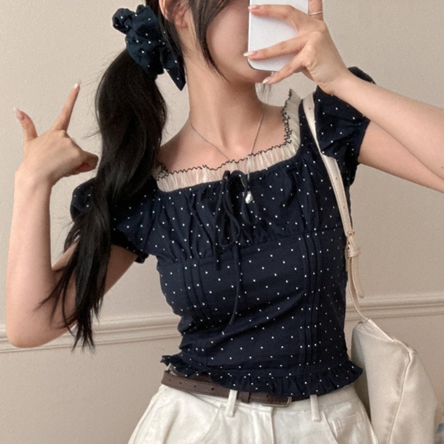 بلوزة نسائية صيفية أنيقة بأكما - مراجعة Corset Waist Cinch وسعره