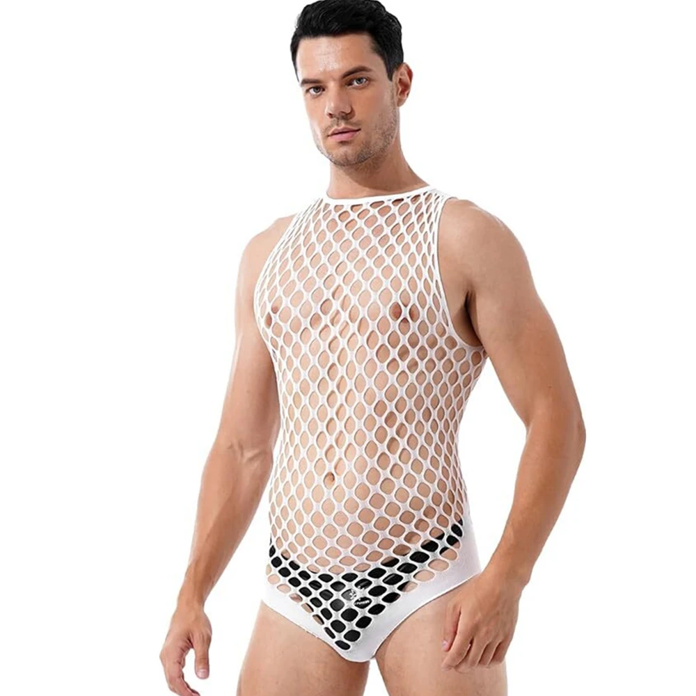مثلي الجنس بوديستوكينج رجل الو - مراجعة Bodystocking Fishnet وسعره