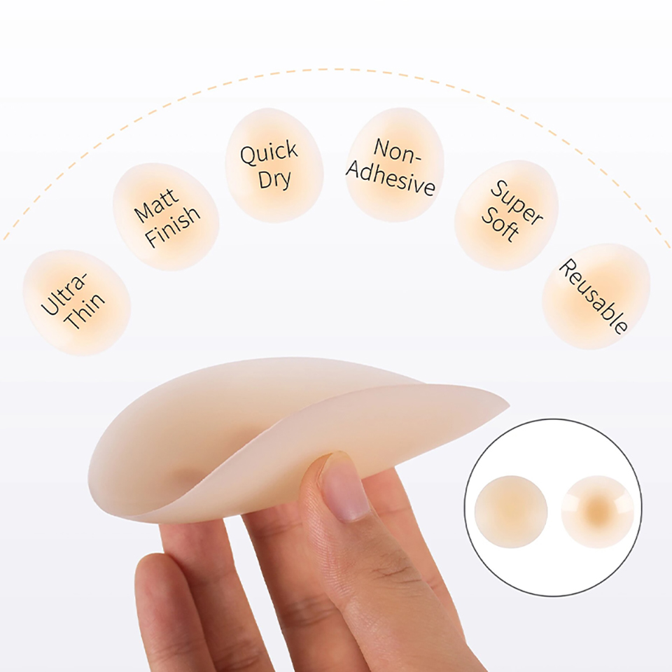 بتلات صدر سيليكون غير مرئية ذا - مراجعة Silicone Bra Adhesive وسعره