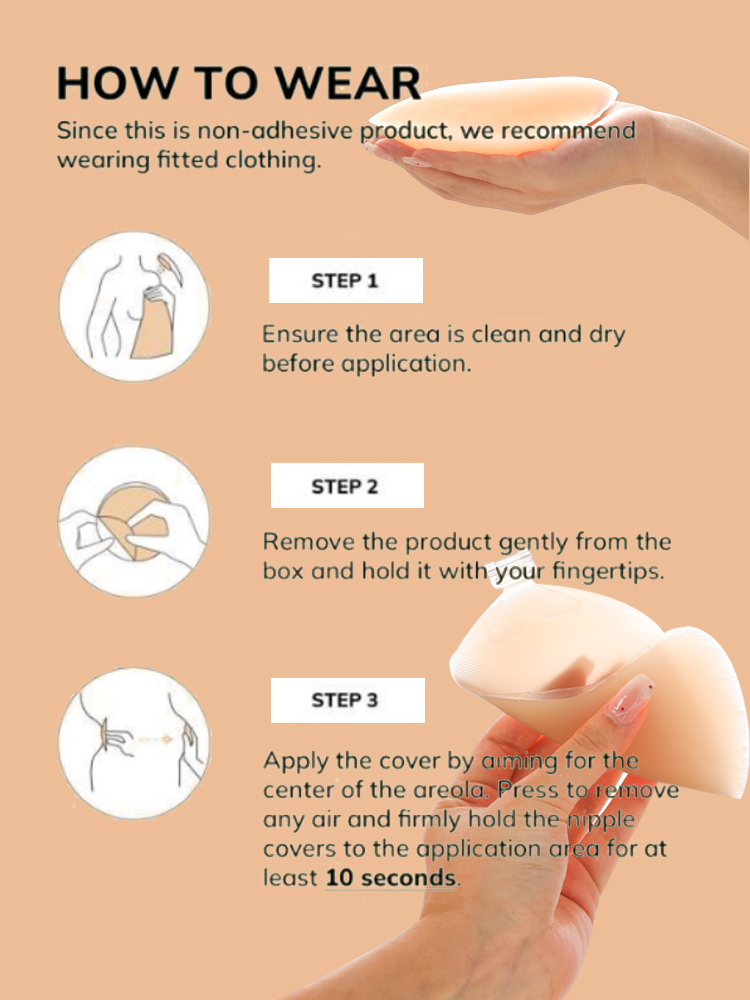 أغطية حلمات الثدي السيليكونية  - مراجعة Nipple Cover Pasties وسعره