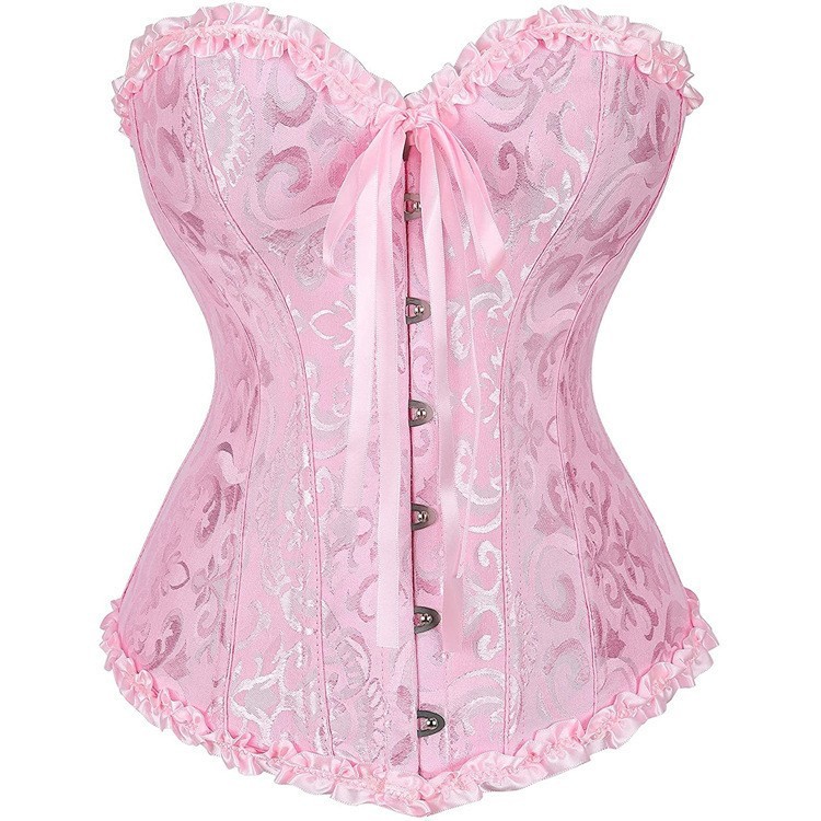 مشد جاكار ضيق ومثير بتصميم أني - مراجعة Corset Waist Cinch وسعره