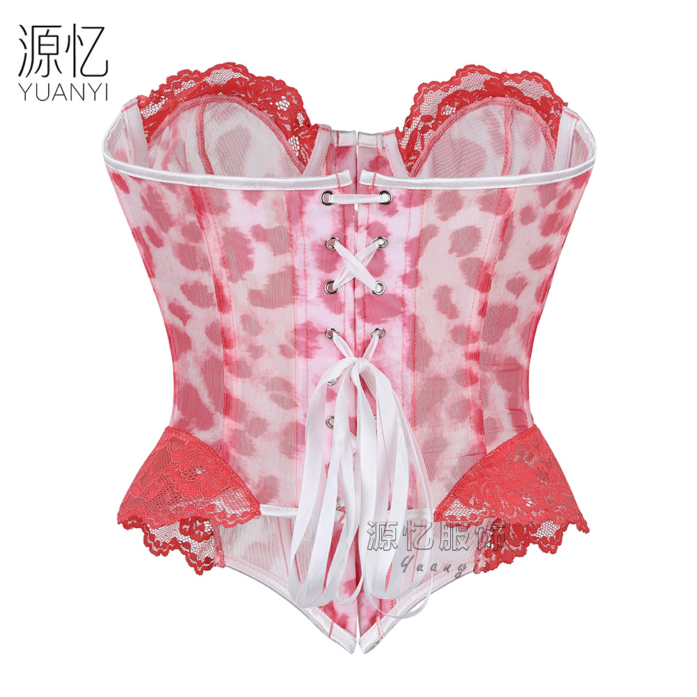 بلوزة كورسيه وردية بطبعة الفهد - مراجعة Corset Waist Cinch وسعره