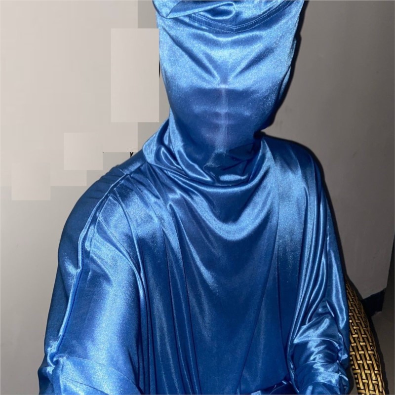 فستان ماكسي نسائي طويل بقلنسوة - مراجعة Robe Silk Women وسعره
