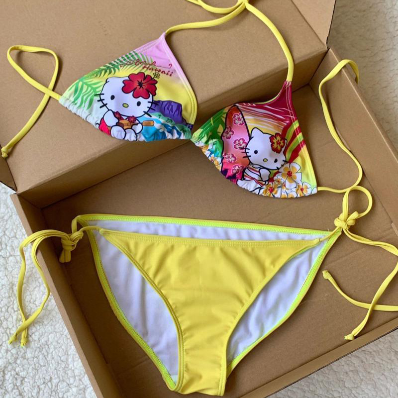 ملابس سباحة Y2K للفتيات بتصميم - مراجعة Thong Bikini Women وسعره